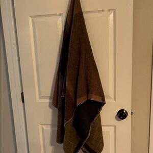 Cozy Brown and Tan warm cape